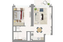 1 bedroom apartment